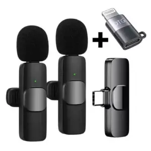 Mini Microfono K9 Doble Solapa Tipo C
