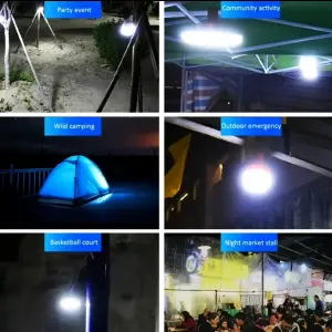 BOMBILLO SOLAR RECARGABLE