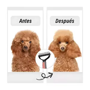 Cepillo Deslanador De Pelo Mascotas