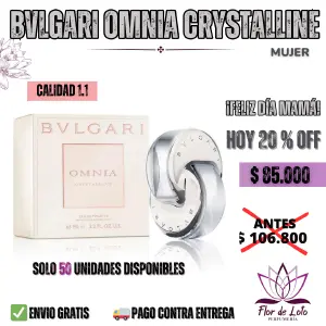 Perfume Bvlgari Omnia Crystalline Mujer