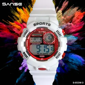 S-653W-3 ROJO RELOJ SANSE ESTUCHE 7L