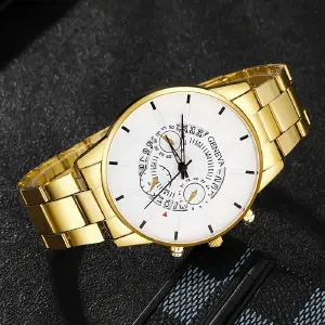 Combo reloj pantalla blanca 4pza