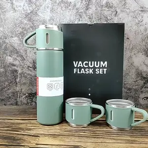 TERMO ACERO INOXIDABLE CON TAZA