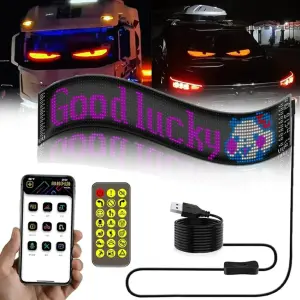Letrero Led Pa Carro Aviso Flexible 37cm