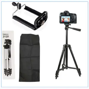 TRIPODE CELULAR Y CAMARA