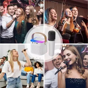 Parlante Bluetooth Con Microfono Karaoke