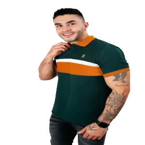 CAMISETAS TIPO POLO COMBINADA 033D1-MILI