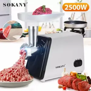 Molino Eléctrico Carne Con Embutidor Sok