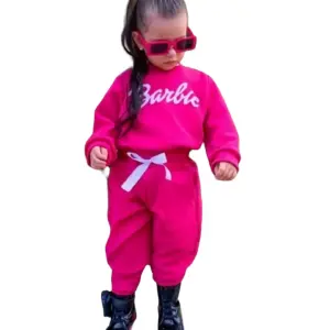 Sudadera Niña Barbie girl fucsia