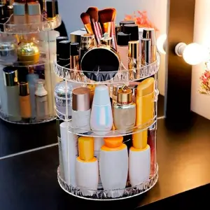 Organizador Maquillaje 360 Grados Acrili