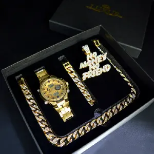 CFJ01 COMBO RELOJ ACCESORIOS TIPO CUBANO