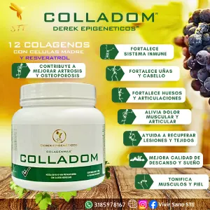COLLADOM 12 Colagenos - CelulasMadre 1KG