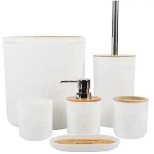 Kit de baño de 6 piezas