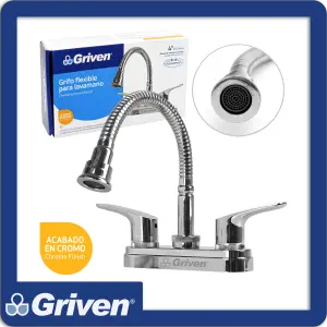 GRIFO CUELLO FLEXIBLE PARA LAVAMANOS 4"