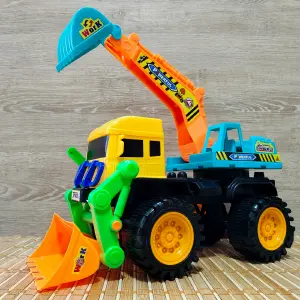 Carro Camion Retroexcavadora Grande Cons