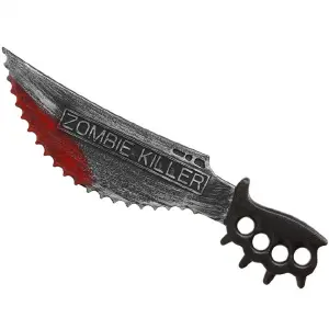 Cuchillo zombie killer de plastico
