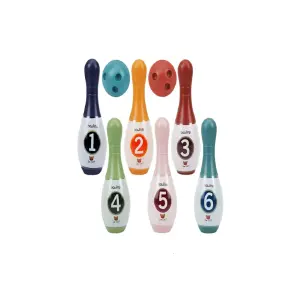 Mini Juego Bolos Niños 6 Pinos 2 Balones