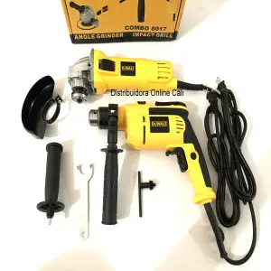 Combo Dewalt Taladro Percutor Y Pulidora