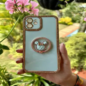 IPHONE 12 FUNDA ESTUCHE DIAMANTE VERDE