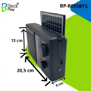 Radio Recarga Solar AM/FM/WS Recargable