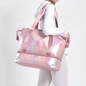 Bolso expandible tornasol