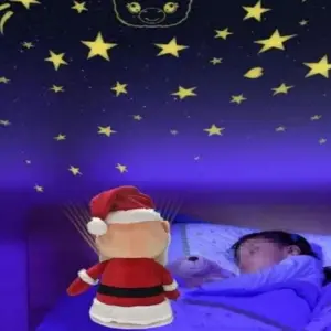 Peluche Proyector de Papá Noel