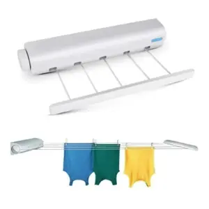 Tendedero Extensible Retráctil Para Ropa