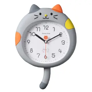 Reloj De Gato Con Pendulo