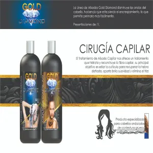 gold diamond cirugia capilar 2p 250ml