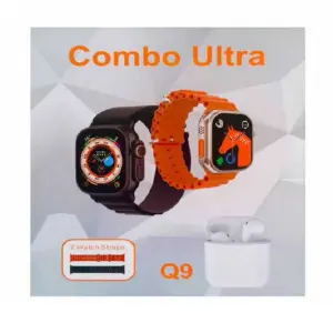 Combo Smartwatch Ultra Q9 + Audifonos