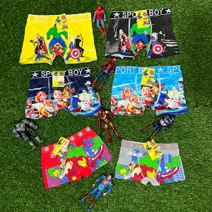 3 Bóxer de niño estampado sublimado