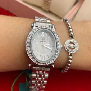 Reloj GFox Mujer en Acero Plateado