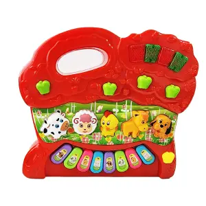 Piano Frutas Sonido Animales Y Notas Mus