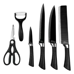 Set de Cuchillos Elegantes Negros