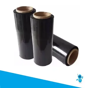 Rollo De Vinipel Industrial Negro De 50c