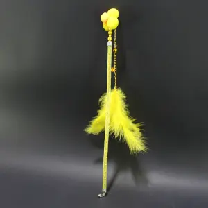 Juguete vara para gato de colores trans