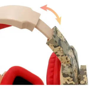 AUDIFONOS GAMER CAMUFLADO
