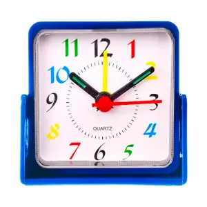 Reloj De Mesa Despertador Portatil Cuadr