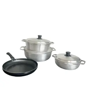 CALDEROS #4-#6#10 + SARTEN 24CM ANTIAD
