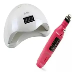 Combo Lampara Led/uv Uñas 48 Wats + Kit