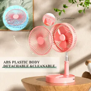 Ventilador de Mesa Portátil Plegable: ¡Frescura donde la necesites! - VENTILADOR DE MESA PORTÁTIL PLEGABLE