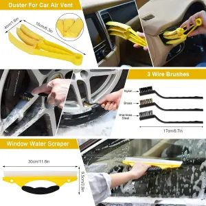 Kit de Limpieza para Carro: 22 Piezas para un Brillo Impecable - Kit De Limpieza 22 Pieza Carro