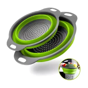 Escurridor Silicona Colador Plegable