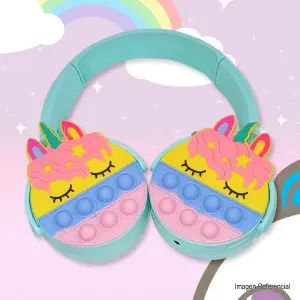 Audifonos Diadema Push Popit Para Niños
