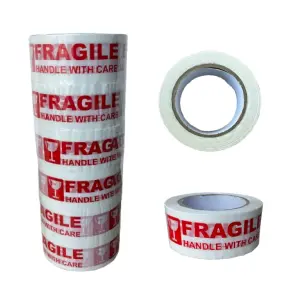 Cinta de Fragilidad Cinta 48mmx100Y 50MIC N°12 - Cinta 48mmx100Y 50MIC "FRAGILE" N°12