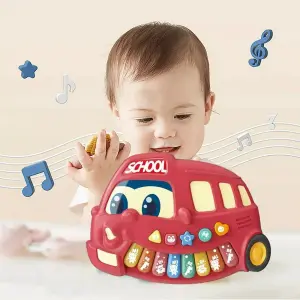 Piano Bus Escolar Sonido Y Notas Musical