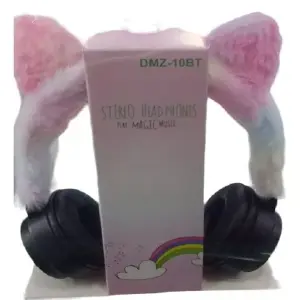 Audifonos Unicornio De Diadema Para Niña