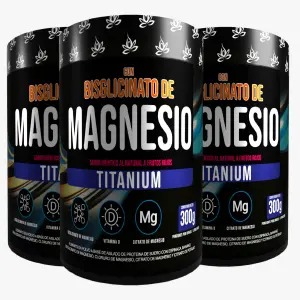 BISGLINATO DE MAGNESIO X 300G X 3