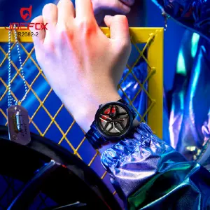 JR2082 -2 RELOJ JOEFOX RIN GIRATORIO MET