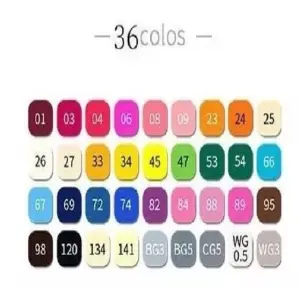 Kit De Marcadores x 36 artisticos